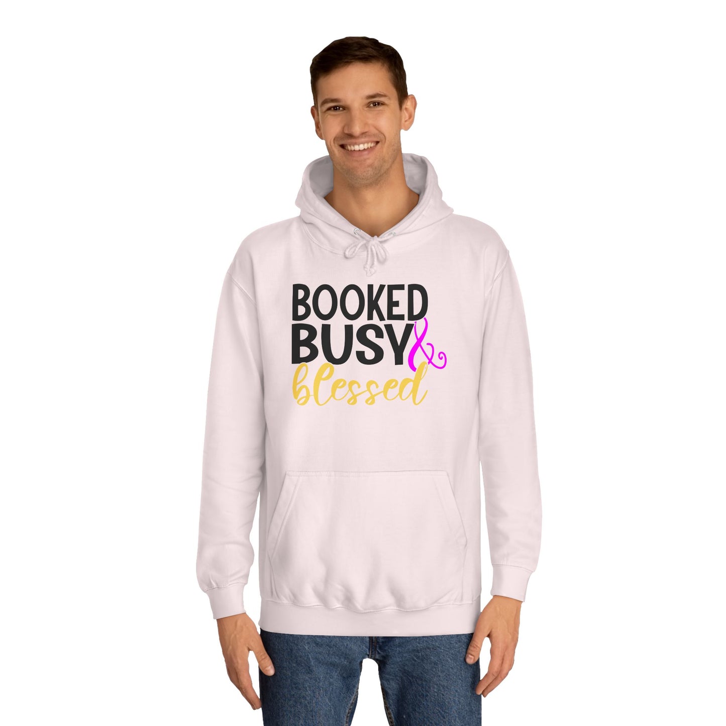 Booked Busy & Blessed Hoodie - Unisex College Style