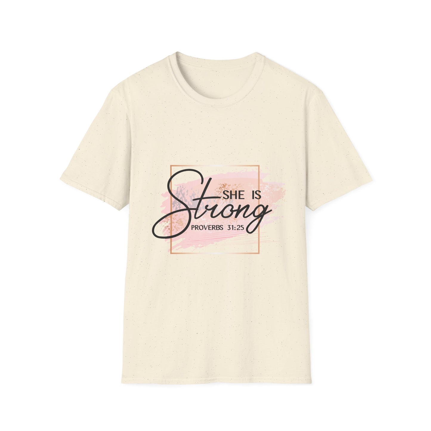 Empowering Proverbs 31:25 Unisex Softstyle T-Shirt