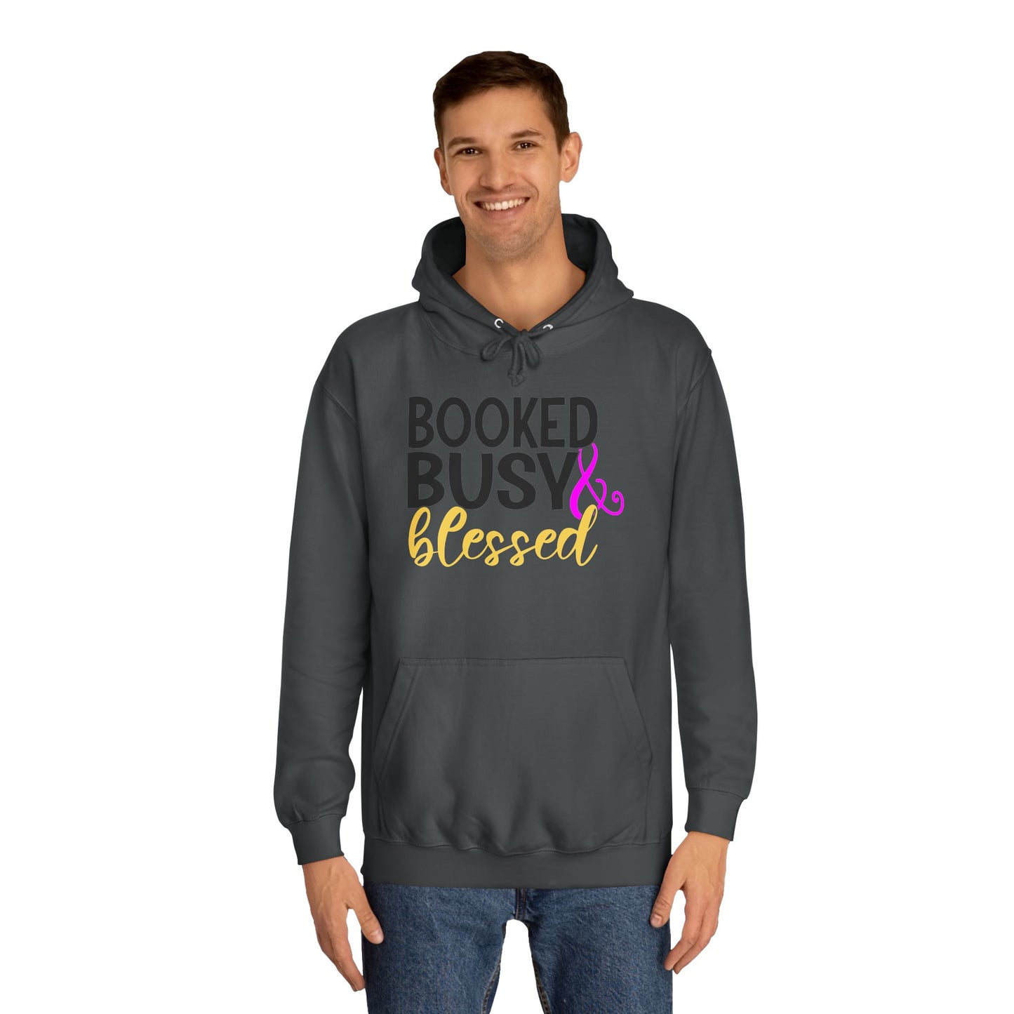 Booked Busy & Blessed Hoodie - Unisex College Style