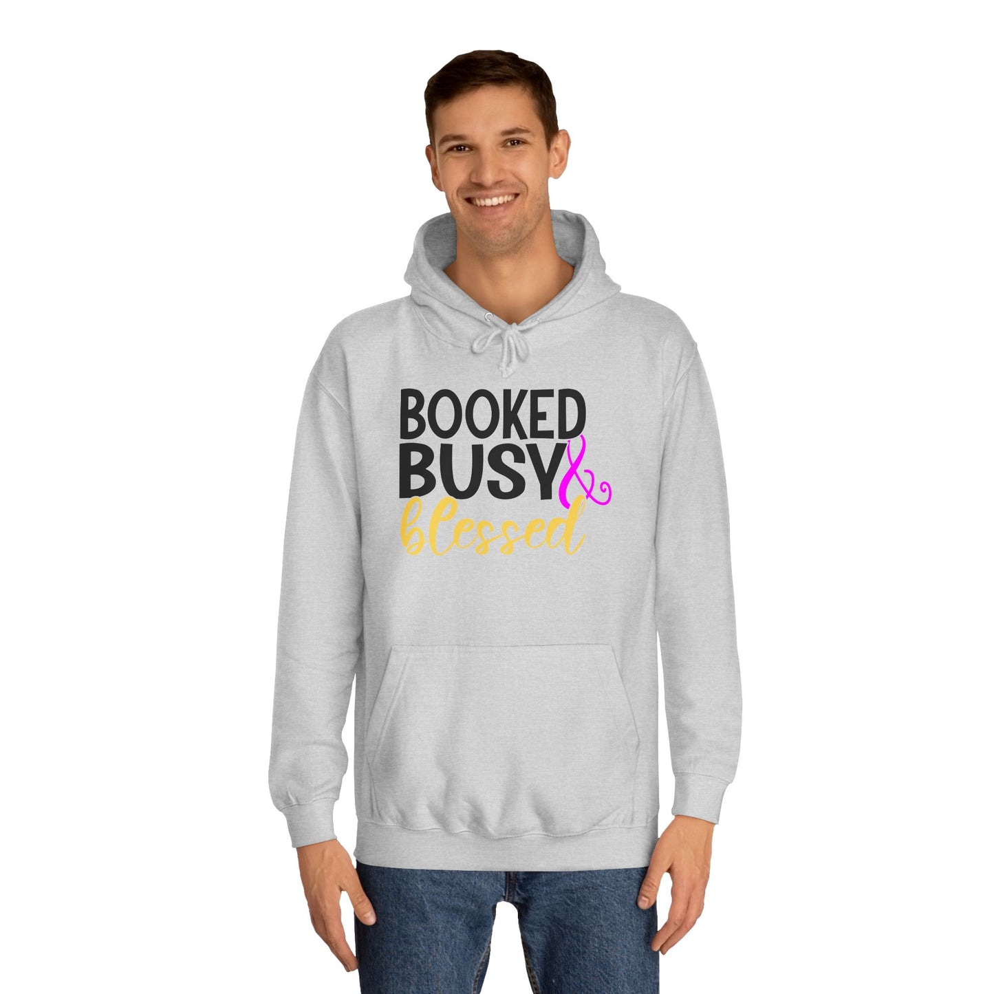 Booked Busy & Blessed Hoodie - Unisex College Style