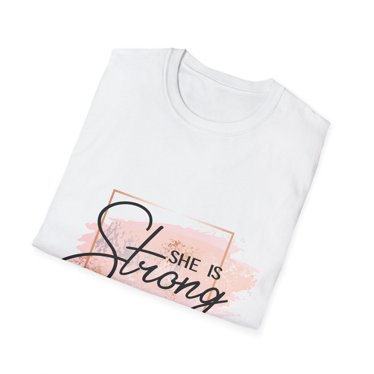 Empowering Proverbs 31:25 Unisex Softstyle T-Shirt