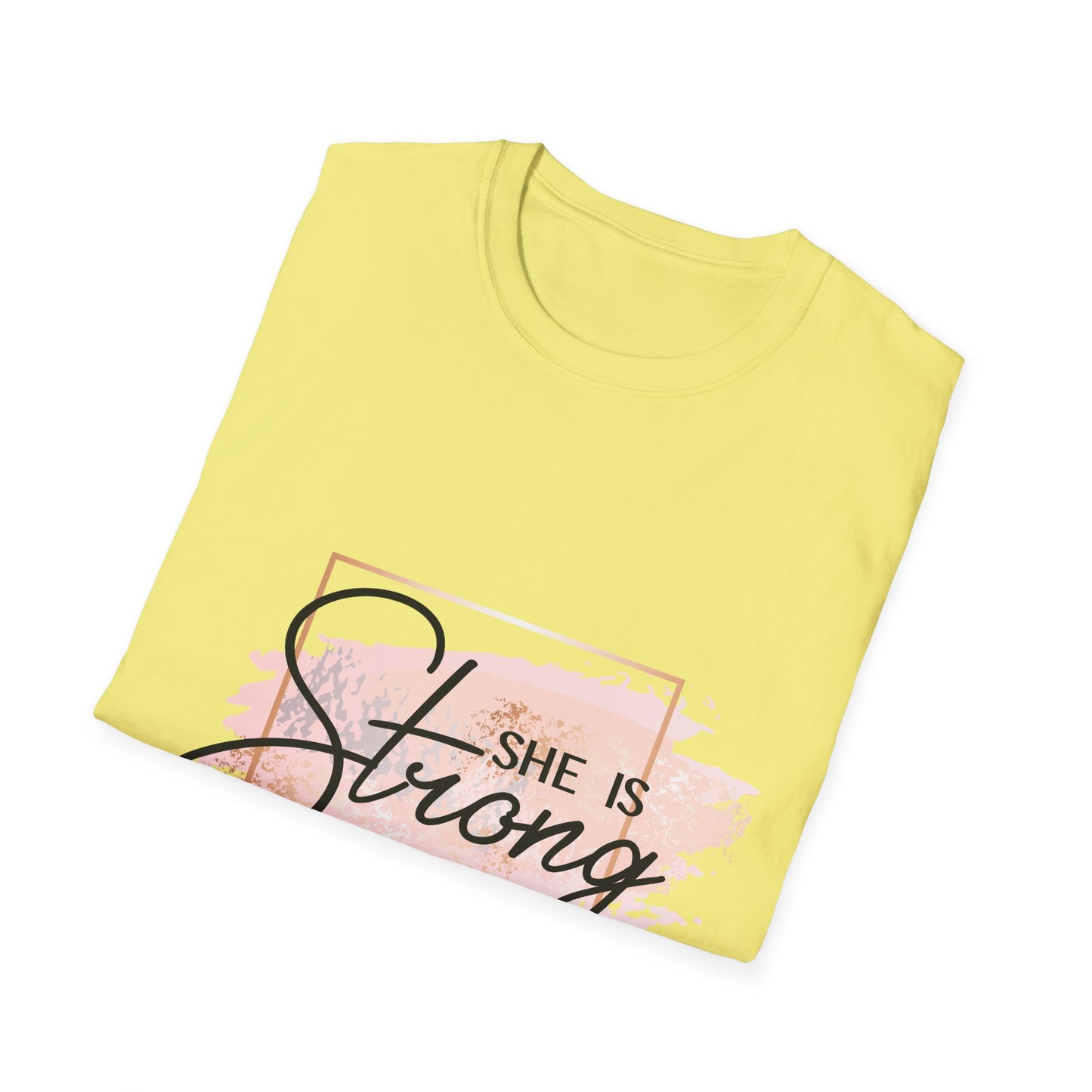 Empowering Proverbs 31:25 Unisex Softstyle T-Shirt