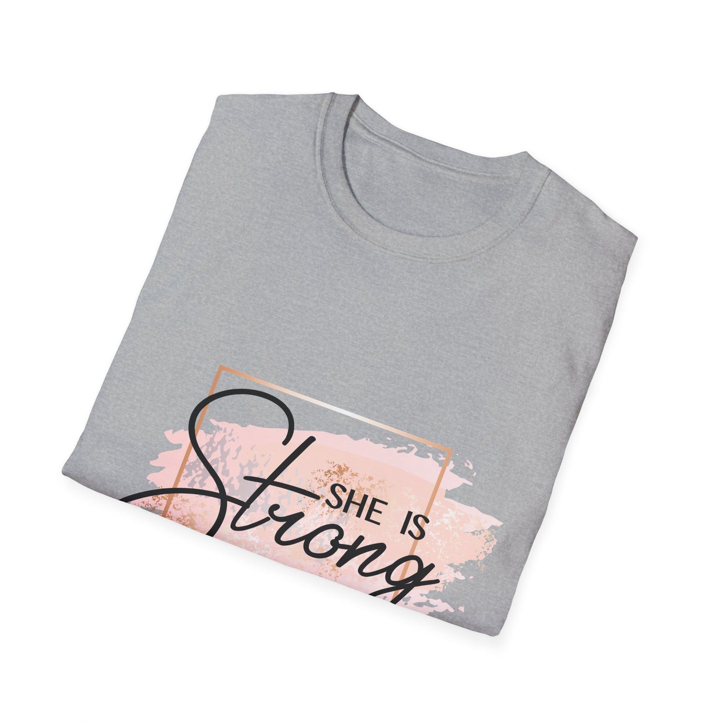 Empowering Proverbs 31:25 Unisex Softstyle T-Shirt