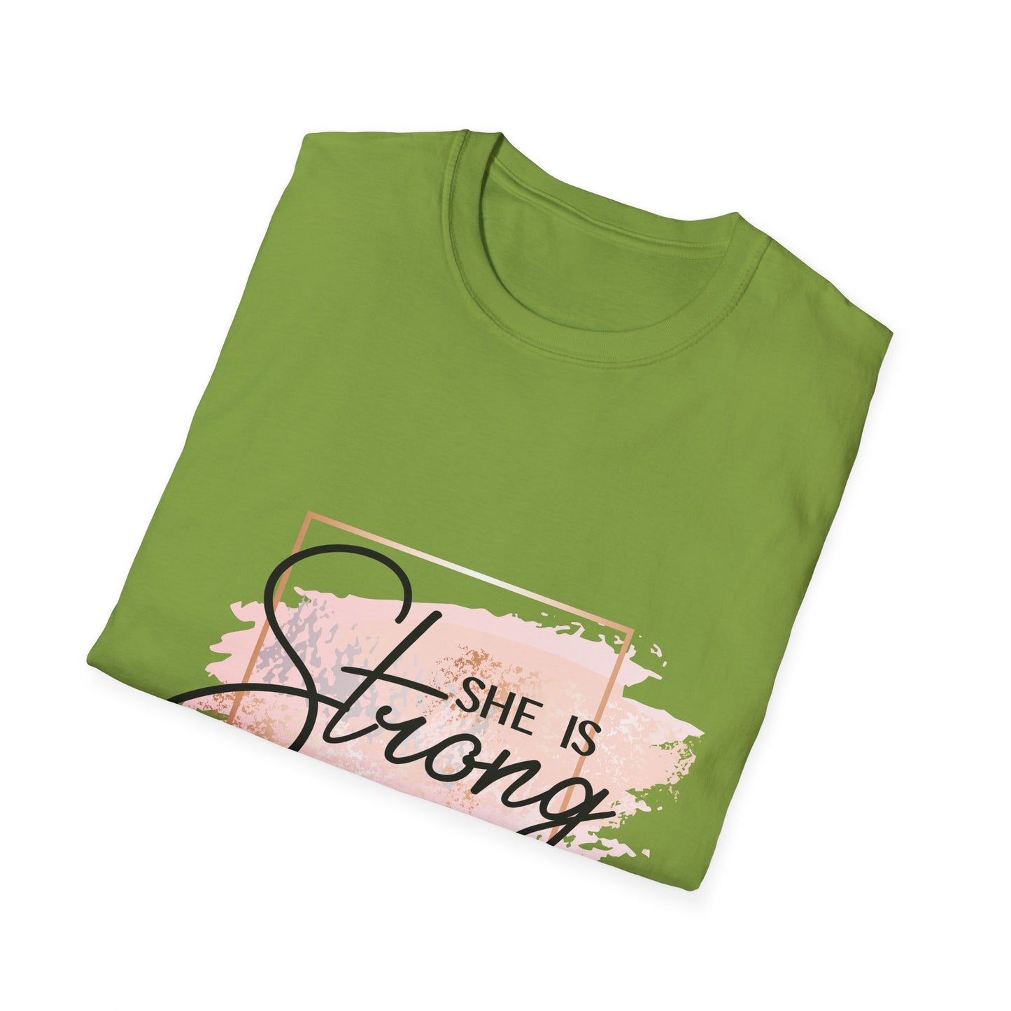 Empowering Proverbs 31:25 Unisex Softstyle T-Shirt